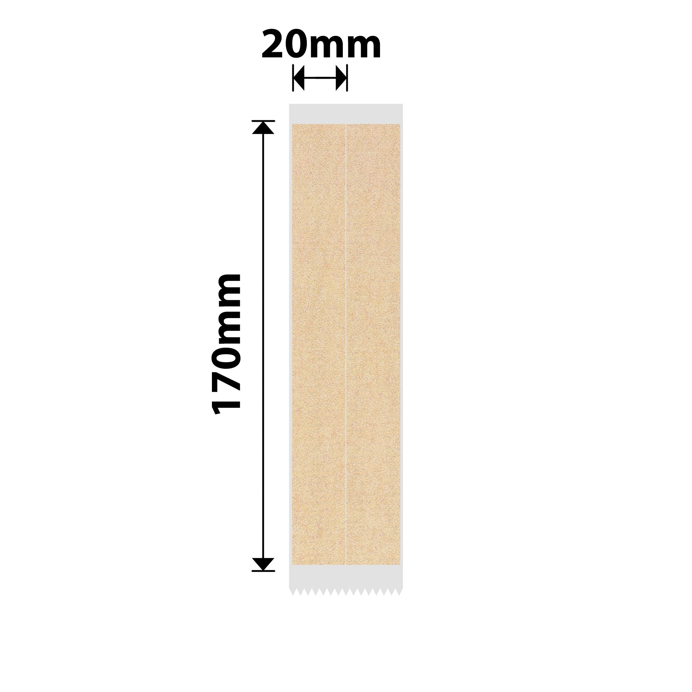 NIIMBOT - B Range - 20x170mm/2L - Kraft File - 90 Labels