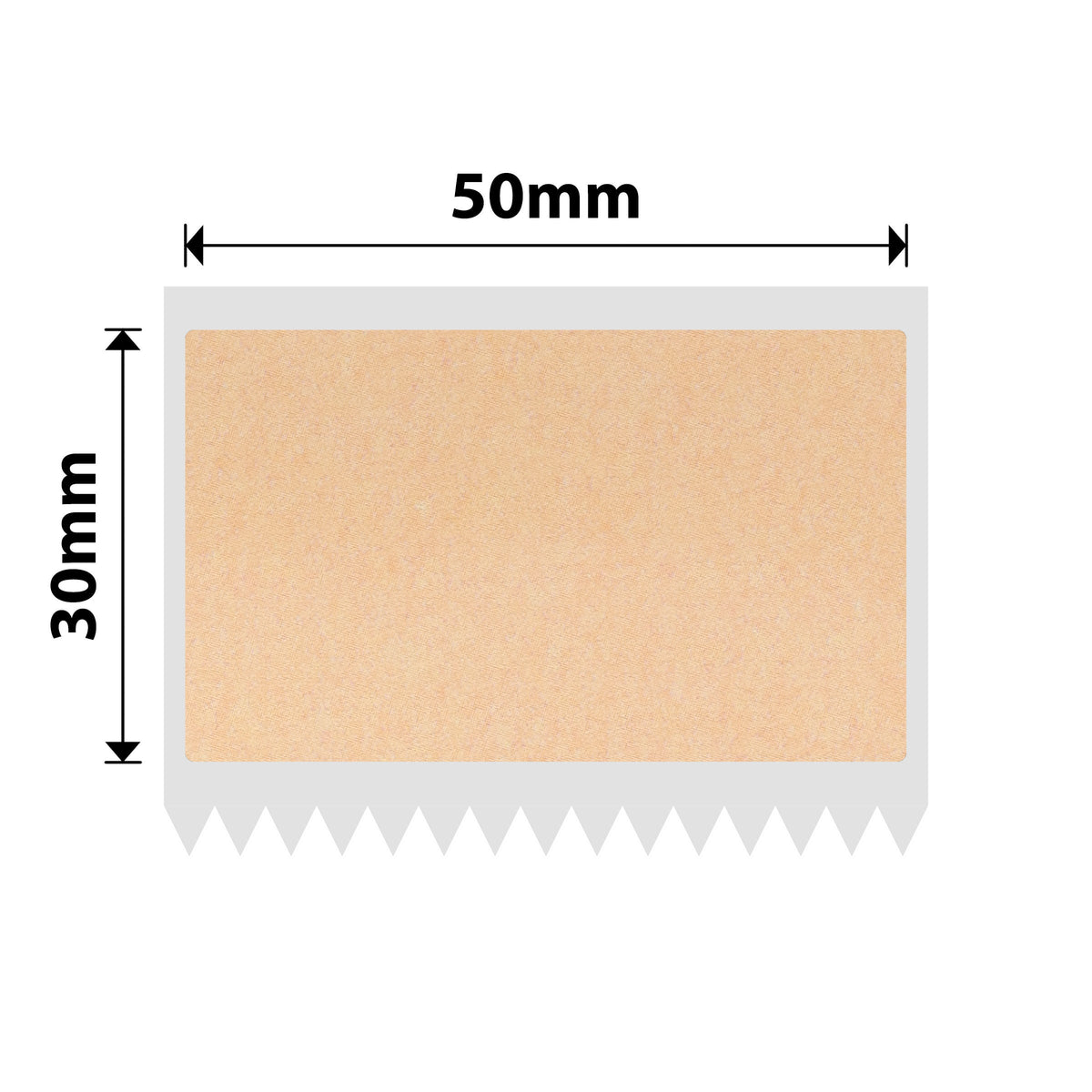 NIIMBOT - M Range - 50x30mm - Kraft - 225 Labels