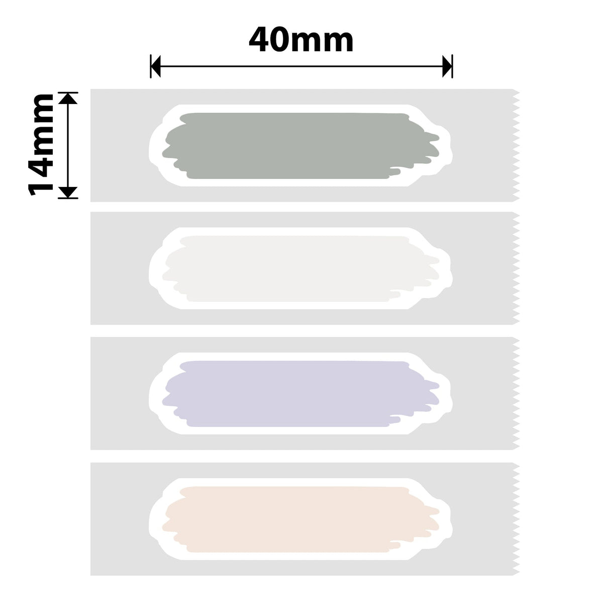 NIIMBOT - N1 - 14x40mm - Colorful A - 155 Labels - CN
