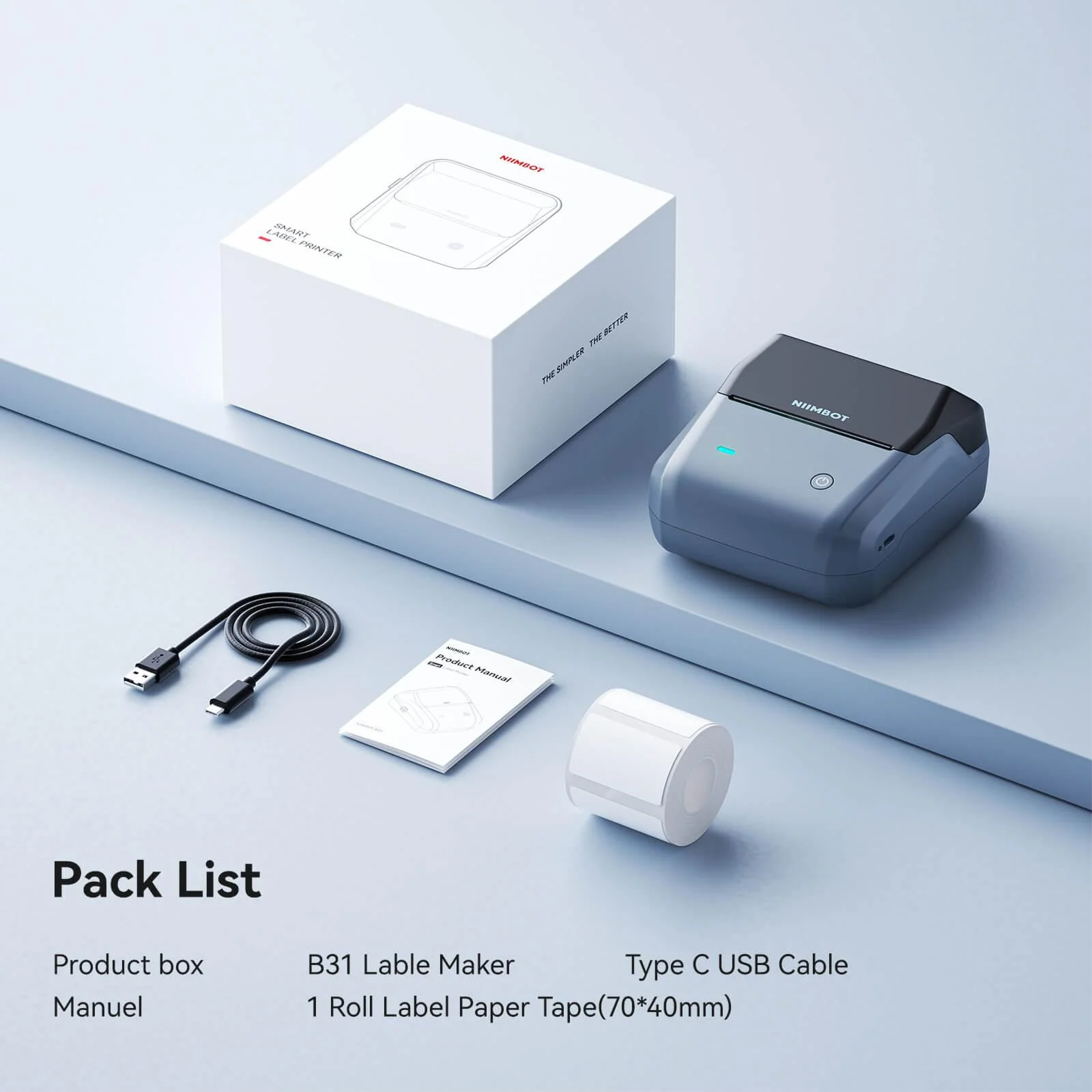 NB800 - NIIMBOT - B31 THERMAL PRINTER