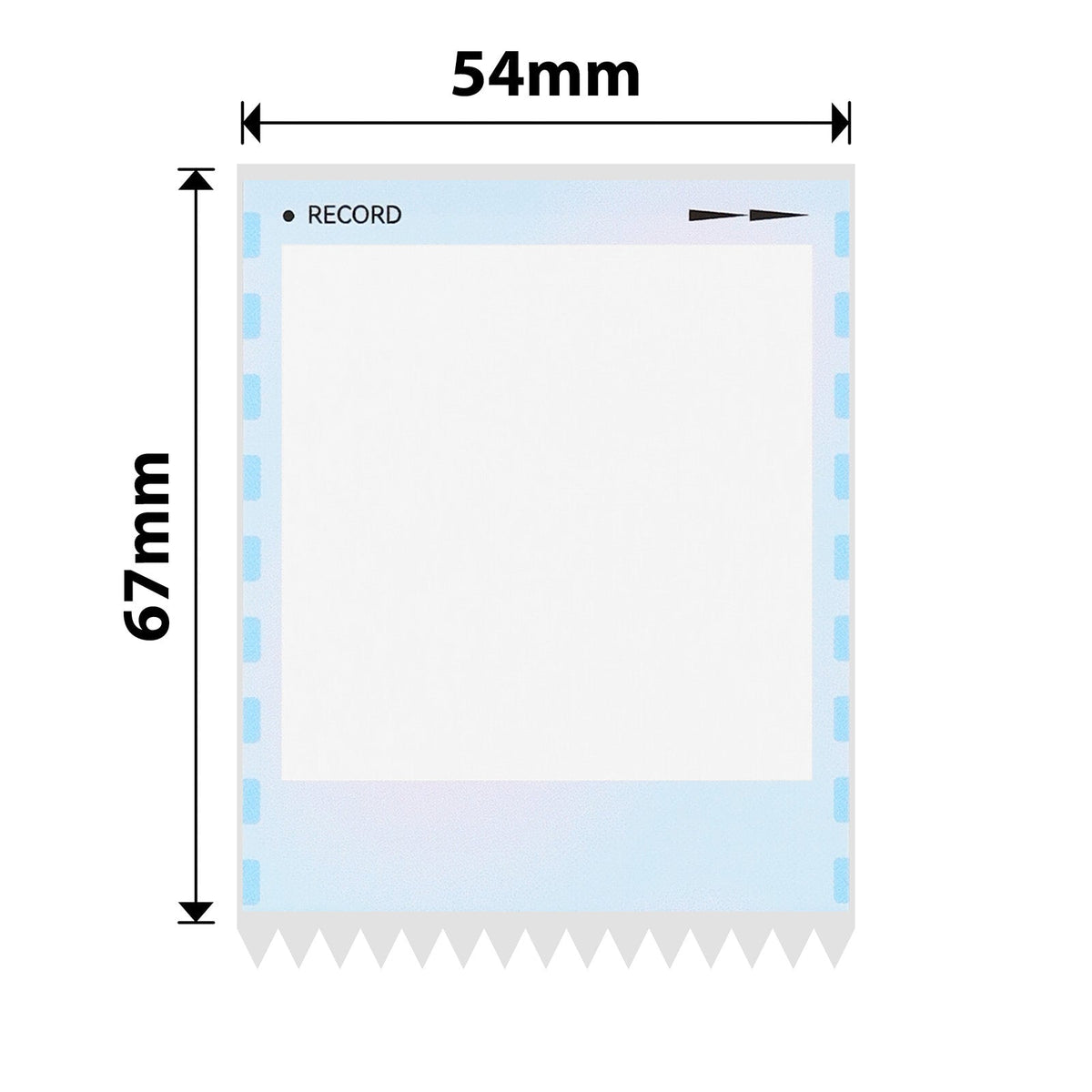 NIIMBOT - B Pro Range - 54x67mm - Greyscale Photo Paper - Sea Wind - 120 Labels