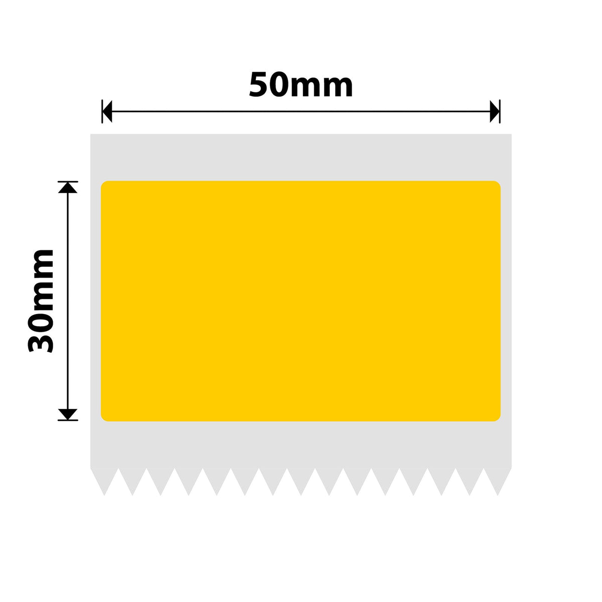 NIIMBOT - B Range - 50x30mm - Orange - 230 Labels