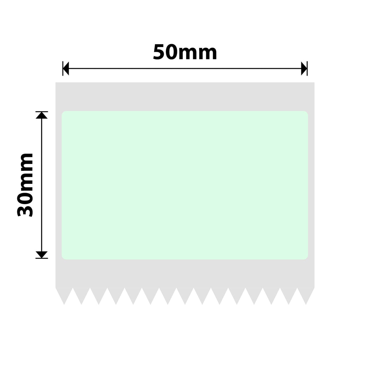 NIIMBOT - B Range - 50x30mm - Light Green - 230 Labels