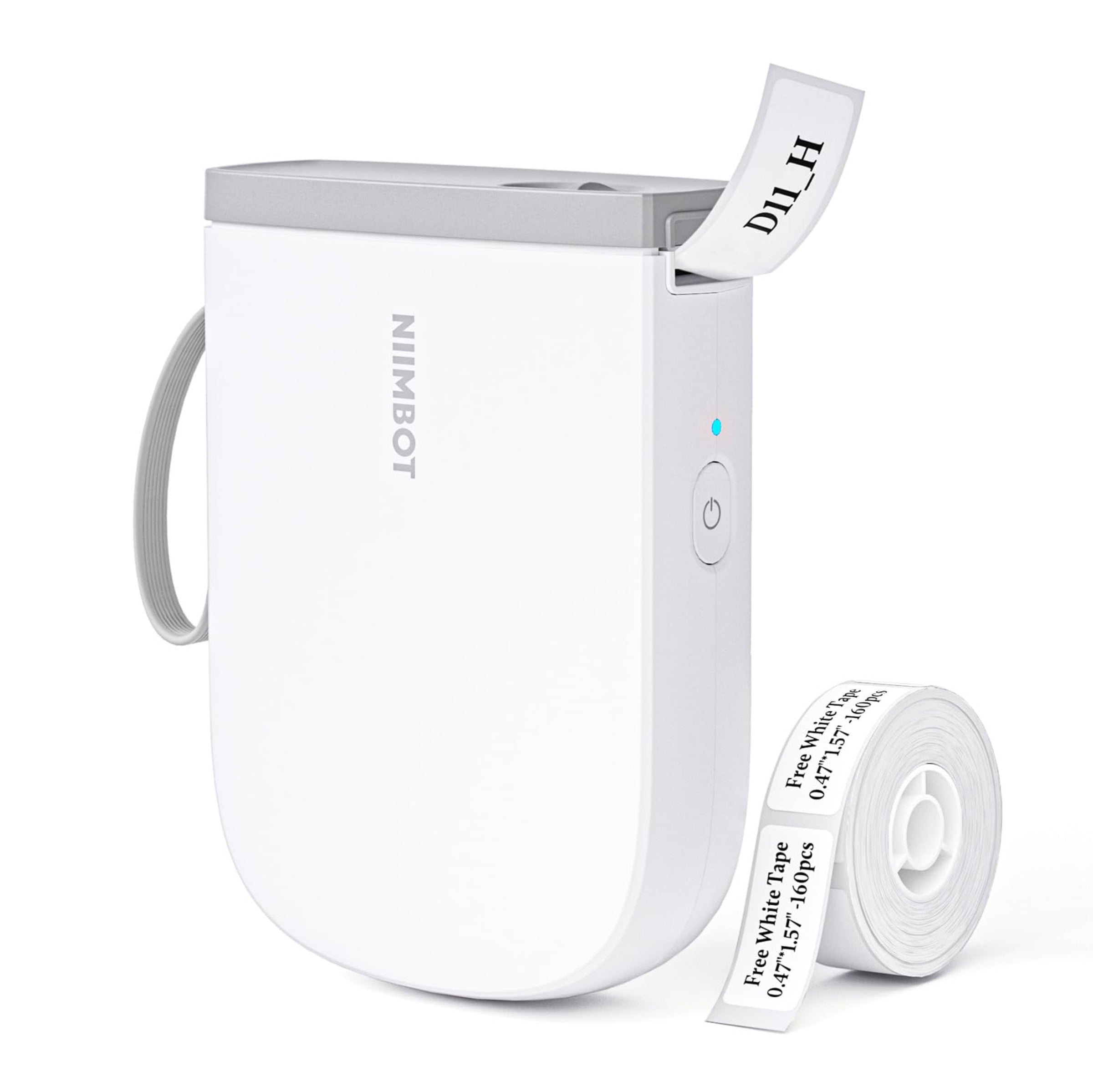 NIIMBOT - D11_H - 300 DPI - IMPRIMANTE D'ÉTIQUETTES BLUETOOTH PORTABLE AVEC ROULEAU D'ÉTIQUETTES OFFERT