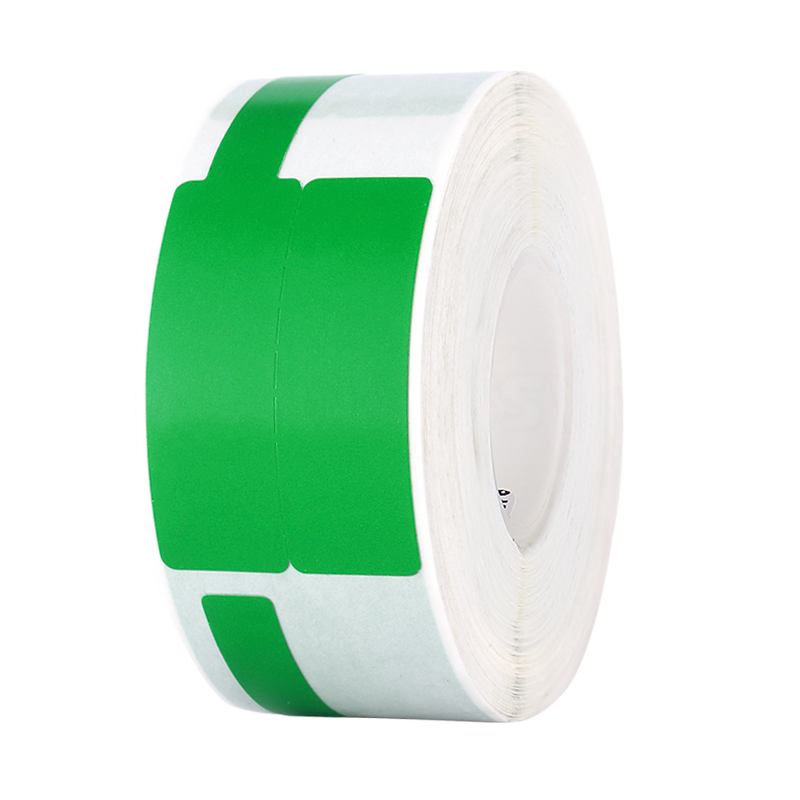 NB250 - NIIMBOT - B1 / B21 / B3S / B4 - 25X78MM - 100 LABELS PER ROLL - CABLE / JEWELLERY - GREEN