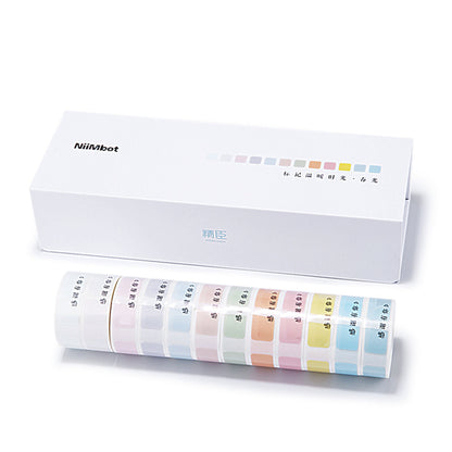 NB137 - NIIMBOT - D11 / D101 / D110 / H1S - 12X30MM - 180 SPRING EDITION LABELS - 12 X ROLLS