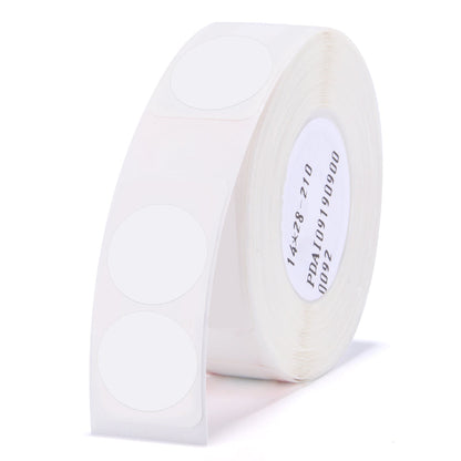 NB151 - NIIMBOT - D11 / D101 / D110 / H1S - 14X28MM - 205 WHITE TWIN ROUND LABELS