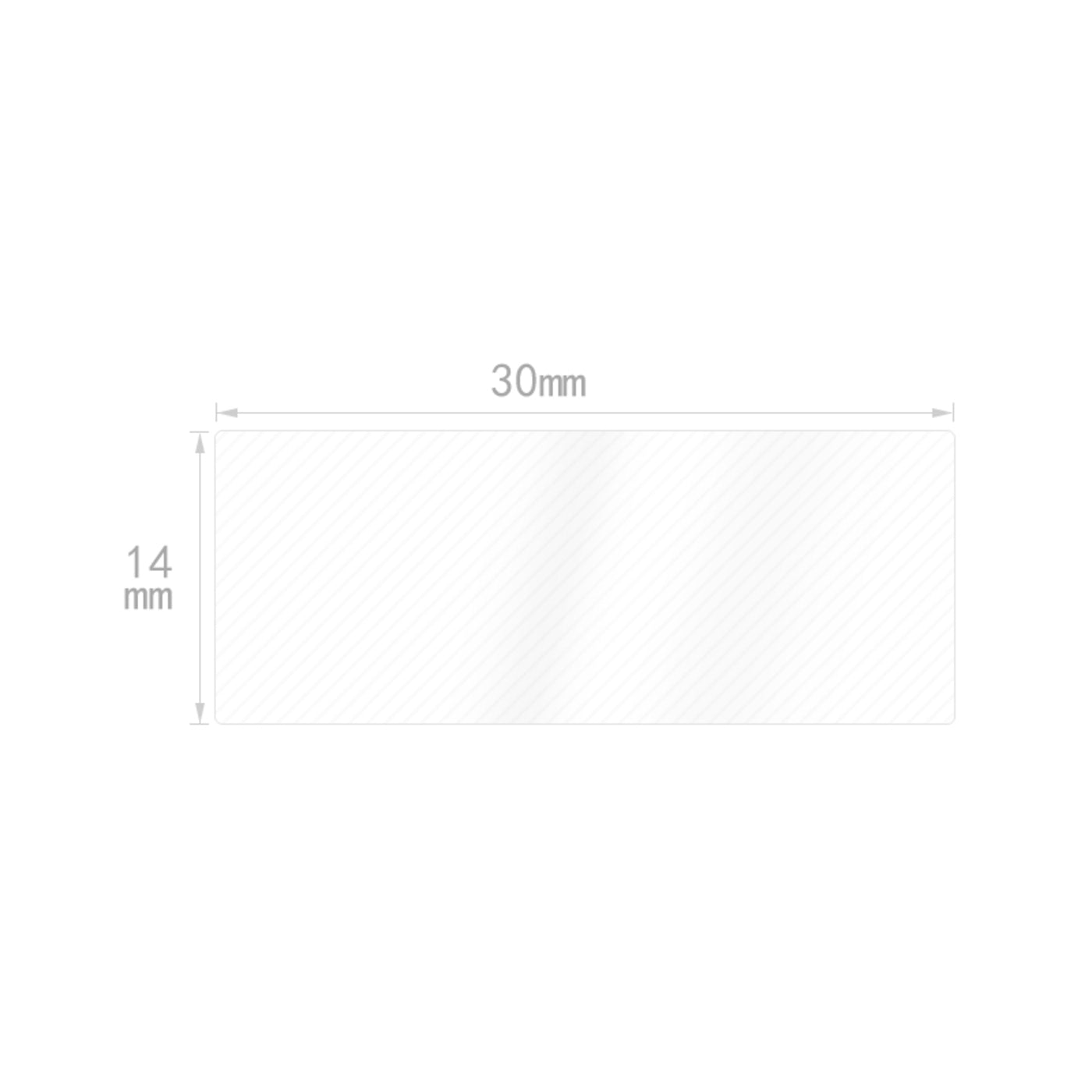 NB108 - NIIMBOT - D11 / D101 / D110 / H1S - 14X30MM - 210 LABELS PER ROLL - TRANSPARENT