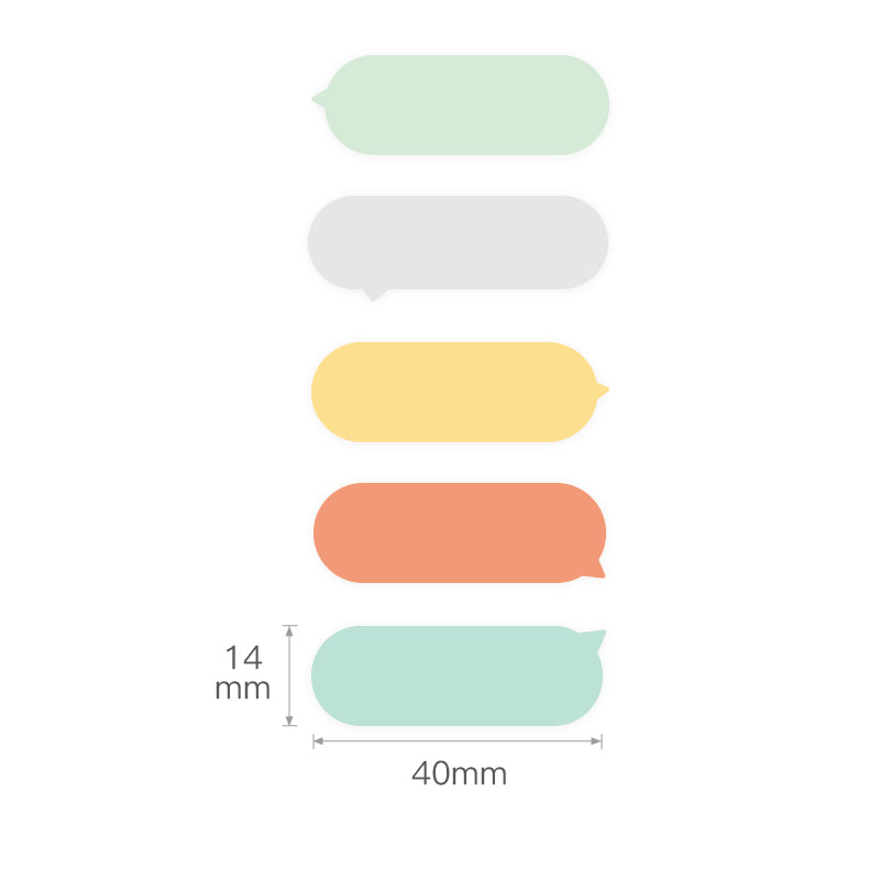 NB134 - NIIMBOT - D11 / D101 / D110 / H1S - 14X40MM - 160 LABELS PER ROLL - BUBBLE A DESIGN