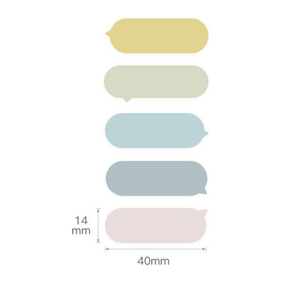 NB135 - NIIMBOT - D11 / D101 / D110 / H1S - 14X40MM - 160 LABELS PER ROLL - BUBBLE B DESIGN