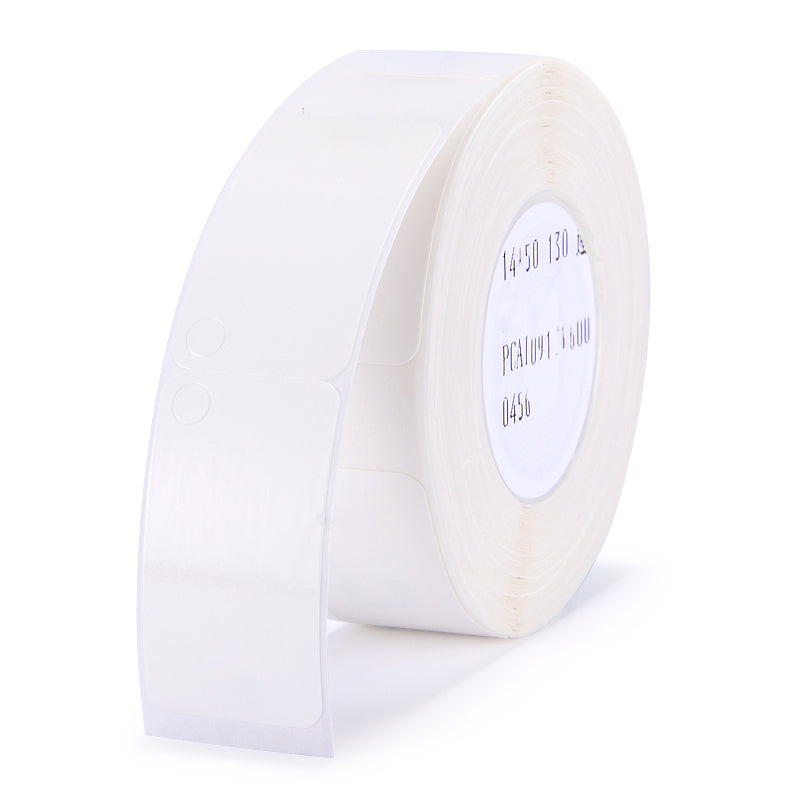 NB133 - NIIMBOT - D11 / D101 / D110 / H1S - 14X50MM FOLD - 130 LABELS PER ROLL - WHITE JEWELLERY TAG