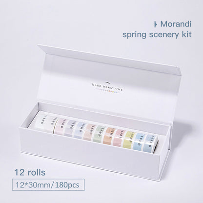 NB137 - NIIMBOT - D11 / D101 / D110 / H1S - 12X30MM - SPRING EDITION - 180 LABELS PER ROLL - 12 X ROLLS