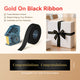NB720 - NIIMBOT - N1 - SATIN RIBBON SET PACKAGE - 14MMX5.1M - GOLD ON BLACK