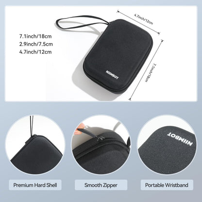 NIIMBOT - D11 / D110 / B18 - STORAGE CASE FOR PRINTER & LABELS - BLACK