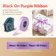 NB722 - NIIMBOT - N1 - SATIN RIBBON SET PACKAGE - 14MMX5.1M - BLACK ON PURPLE