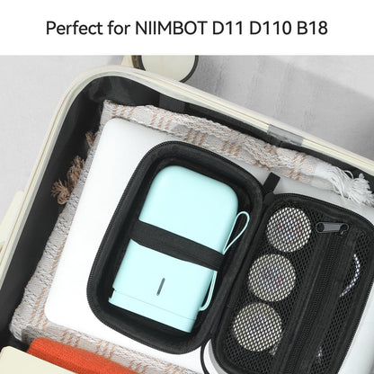 NB518 - NIIMBOT - D11 / D110 / B18 - STORAGE CASE FOR PRINTER & LABELS - BLACK