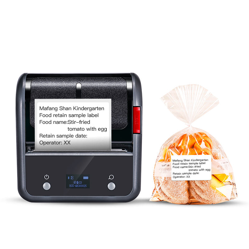 NB119 - NIIMBOT - B3S_PRO - PORTABLE THERMAL LABEL BLUETOOTH PRINTER INCLUDING FREE LABEL (70*40MM - WHITE)