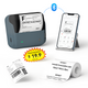 NB609 - NIIMBOT - B4 - STAMPANTE TERMICA PER ETICHETTE PER SPEDIZIONE BLUETOOTH CON ROTOLO GRATUITO - LAKE BLUE