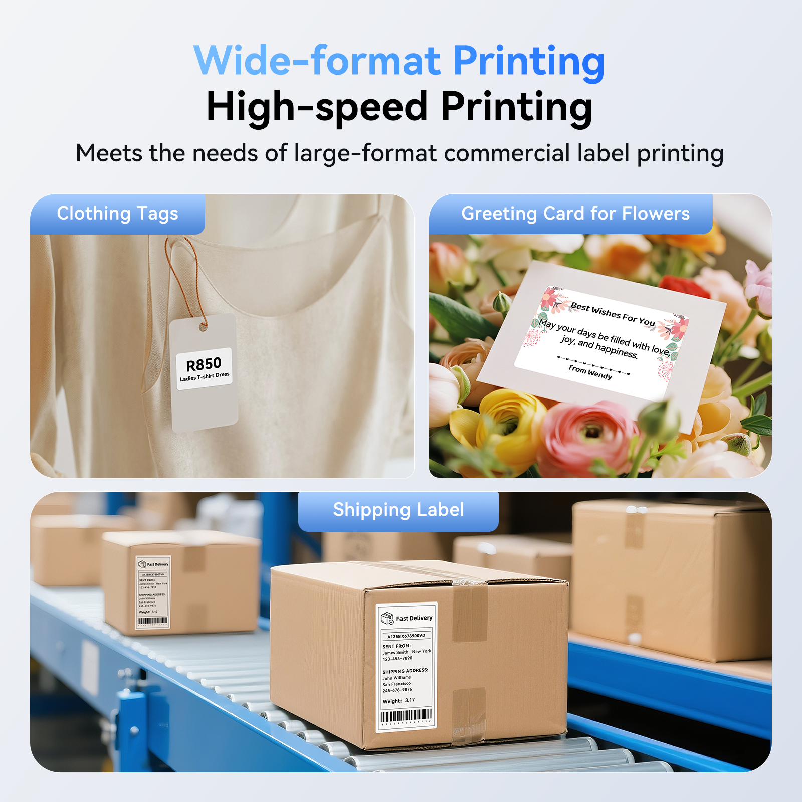 NB609 - NIIMBOT - B4 - BLUETOOTH SHIPPING THERMAL LABEL PRINTER INCL FREE LABEL ROLL