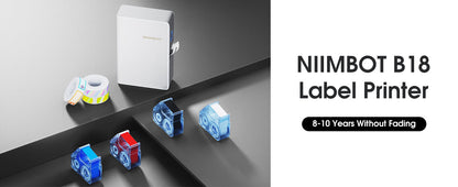 NB382 - NIIMBOT - N1 - BLUETOOTH THERMAL TRANSFER LABEL PRINTER INCL FREE LABEL & RIBBON (14*50MM - WHITE)
