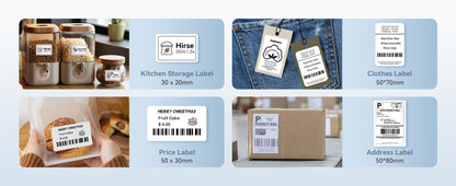 NB493 - NIIMBOT - B1 - PORTABLE THERMAL LABEL BLUETOOTH PRINTER INCLUDING FREE LABEL (50*30MM - WHITE)