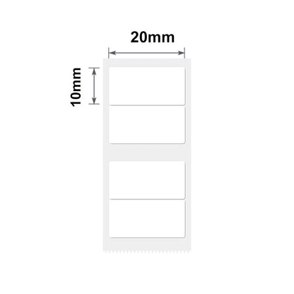 NB245 - NIIMBOT - B1 / B21 / B3S / B4 - 20X10MM/2R - 600 WHITE LABELS