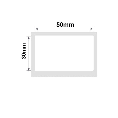NB112 - NIIMBOT - B1 / B21 / B3S / B4 - 50X30MM - 230 WHITE LABELS