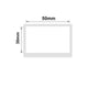 NB112 - NIIMBOT - B1 / B21 / B3S / B4 - 50X30MM - 230 WHITE LABELS