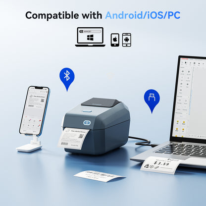 NB605 - NIIMBOT - K3 - THERMAL BUSINESS BLUETOOTH LABEL PRINTER - INCL 50X30MM LABEL ROLL WITH 900 LABELS