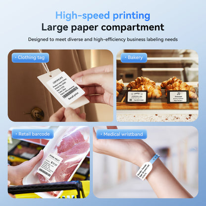 NB606 - NIIMBOT - K3_W - THERMAL BUSINESS BLUETOOTH & WIFI LABEL PRINTER - INCL 50X30MM LABEL ROLL WITH 900 LABELS