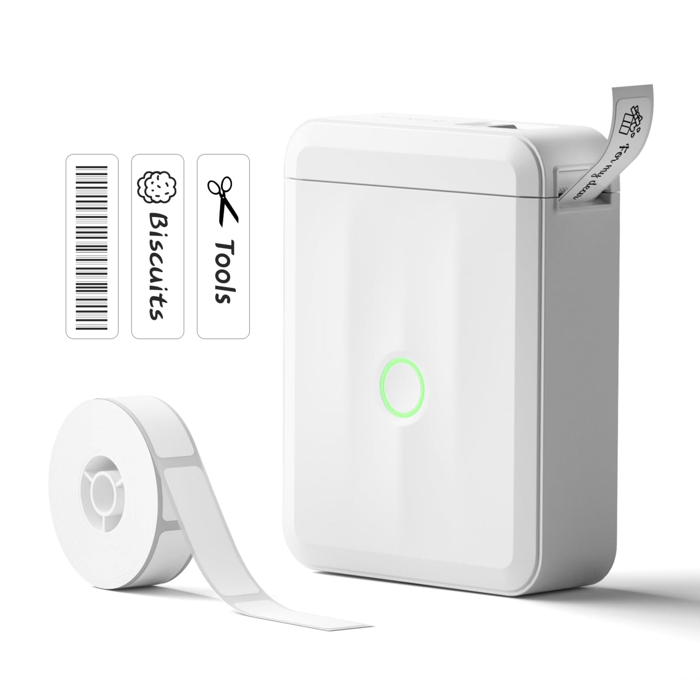 NB524 - NIIMBOT - D110_M - PORTABLE BLUETOOTH LABEL PRINTER INCL FREE LABEL ROLL (12X40MM)