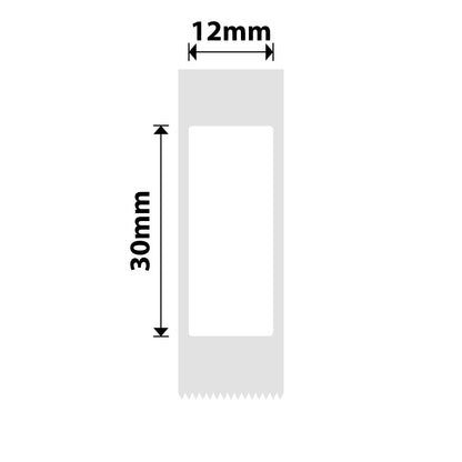 NB102 - NIIMBOT - D11 / D101 / D110 / H1S - 12X30MM - 210  LABELS PER ROLL - WHITE