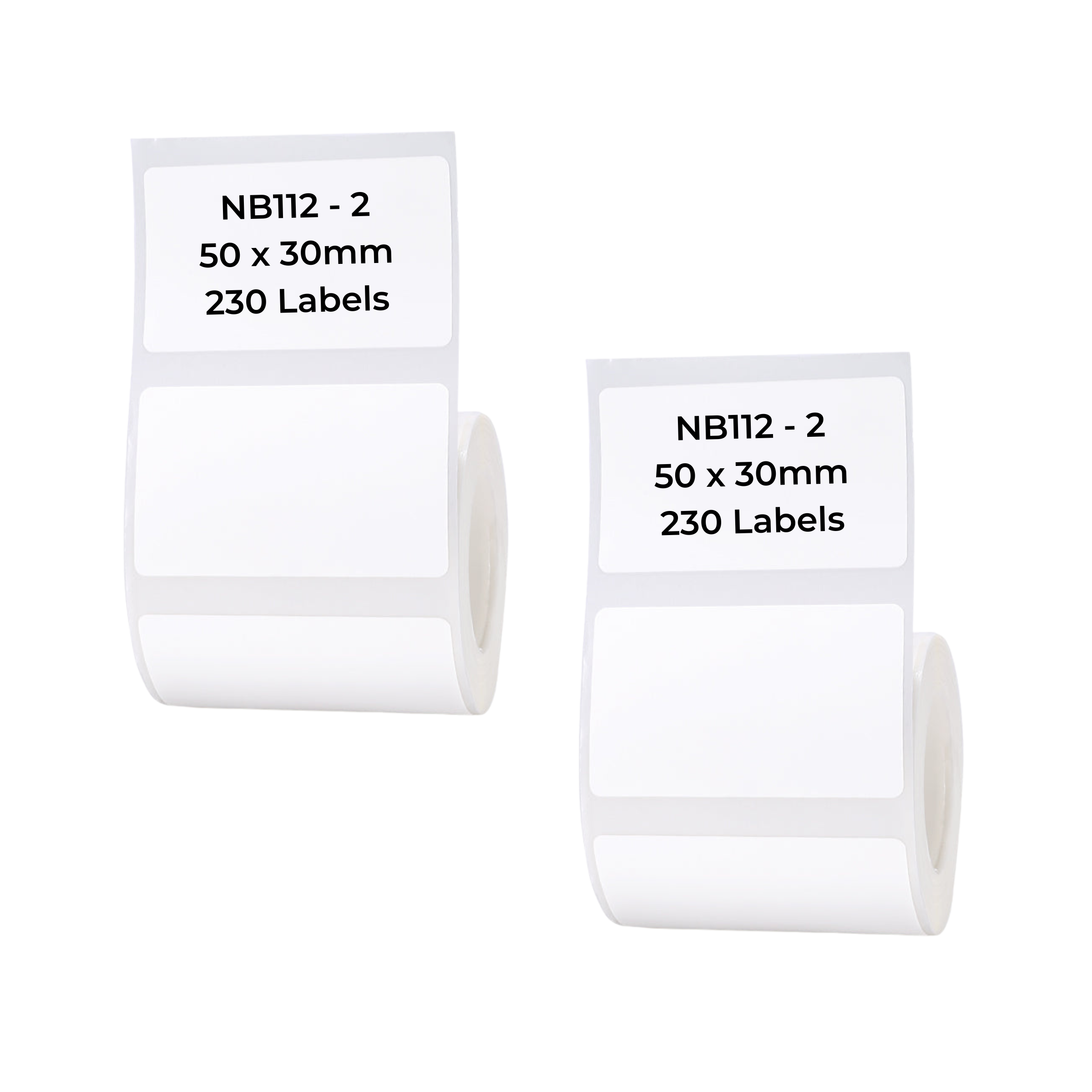 NB112 - NIIMBOT - B1 / B21 / B3S / B4 - T50X30MM - 230 LABELS PER ROLL - WHITE