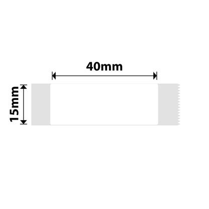 NB117 - NIIMBOT - D11 / D101 / D110 / H1S - 15X40MM  - 160 WHITE LABELS