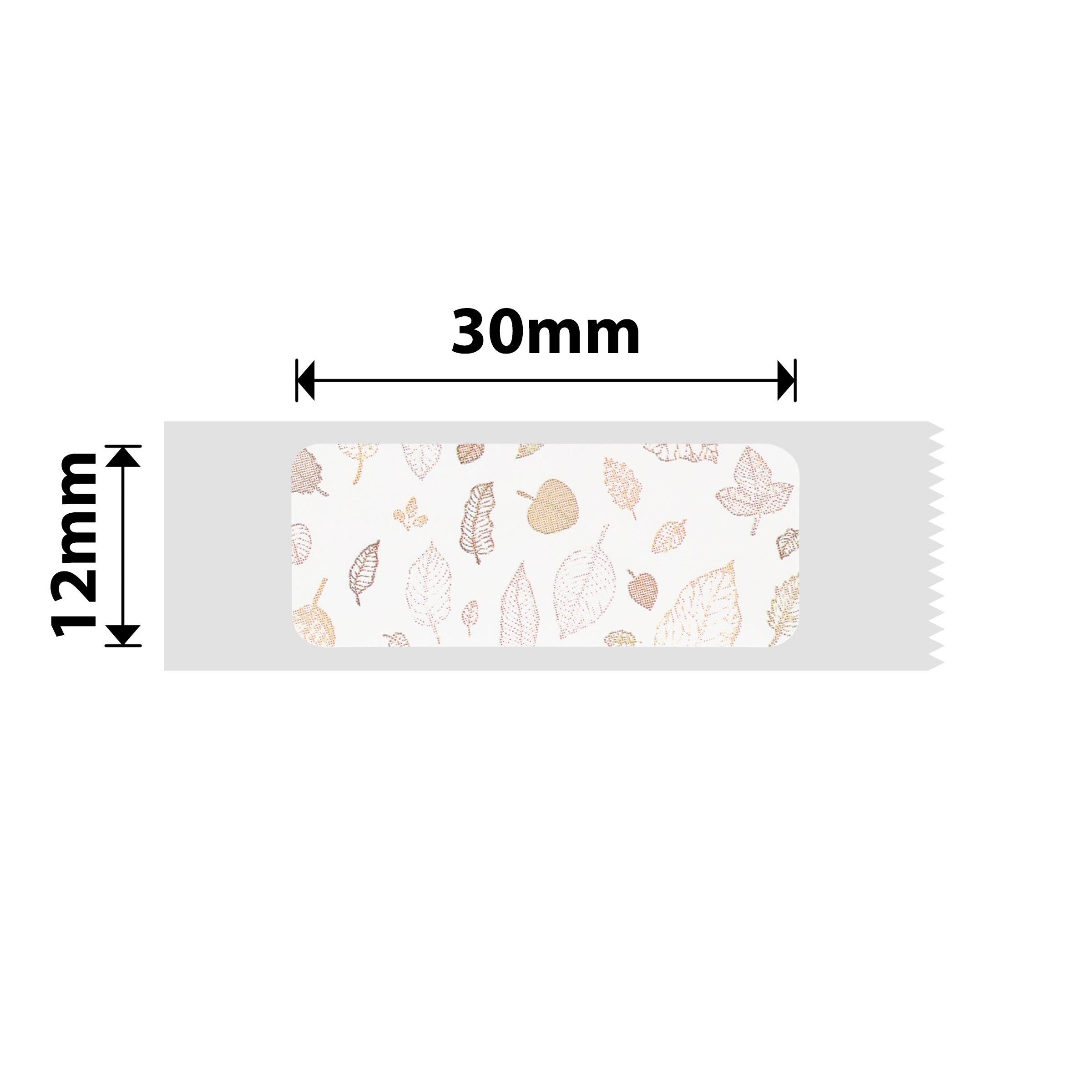 NB126 - NIIMBOT - D11 / D101 / D110 / H1S - 12X30MM - 210 MAPLE LEAF LABELS