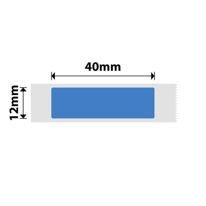 NB130 - NIIMBOT - D11 / D101 / D110 / H1S - 12X40MM - 160 BLUE LABELS