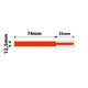 NB141 - NIIMBOT - D11 / D101 / D110 / H1S - 12.5X109MM - 65 RED CABLE LABELS