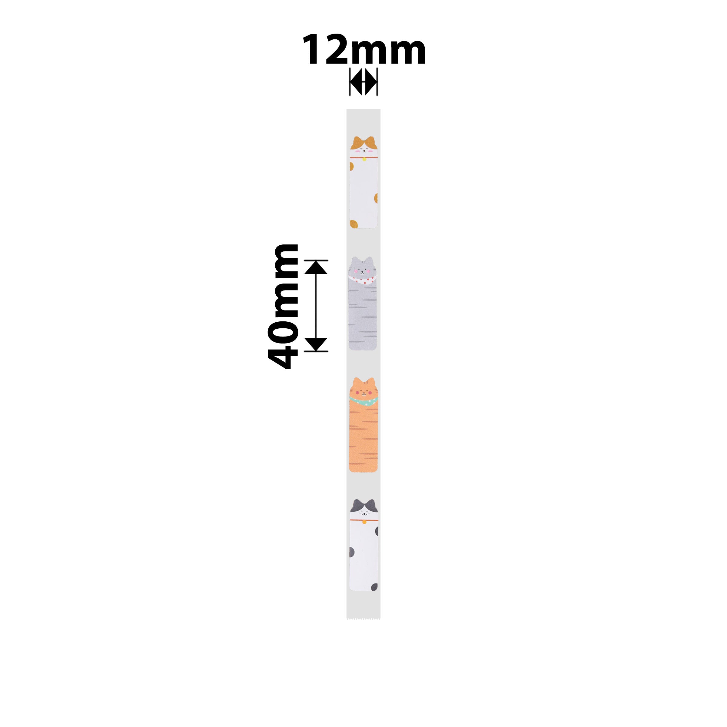 NB144 - NIIMBOT - D11 / D101 / D110 / H1S - RP12X40MM - 160 LABELS PER ROLL - CAT DESIGN