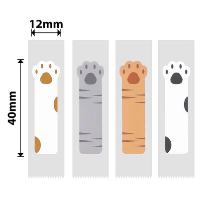 NB145 - NIIMBOT - D11 / D101 / D110 / H1S - RP12X40MM - 160 ÉTIQUETTES PAR ROULEAU - MOTIF PATTE DE CHAT