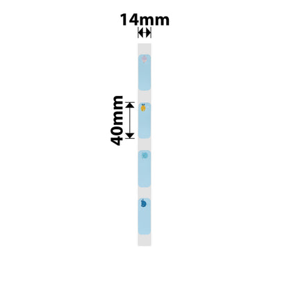 NB146 - NIIMBOT - D11 / D101 / D110 / H1S - RP14X40MM - 160 LABELS PER ROLL -  MIXED SEA ANIMALS DESIGN