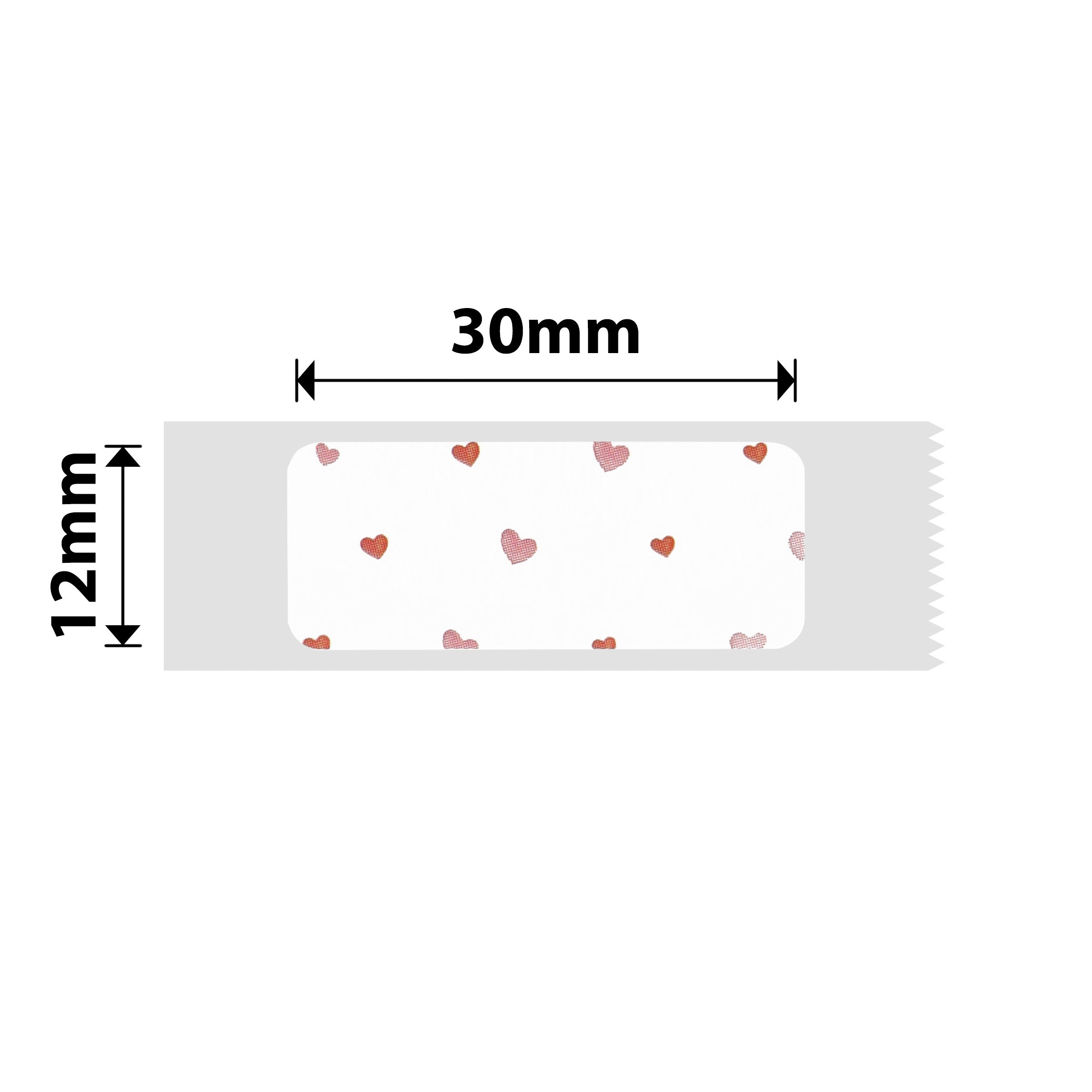 NB147 - NIIMBOT - D11 / D101 / D110 / H1S - 12X30MM - 210 ETICHETTE TERMICHE - LOVE DESIGN