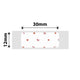 NB147 - NIIMBOT - D11 / D101 / D110 / H1S - 12X30MM - 210 LOVE LABELS