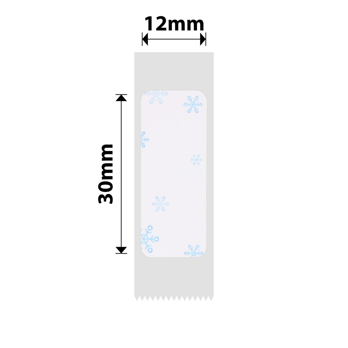NIIMBOT - D Range - 12x30mm - Blue Snow - 210 Labels