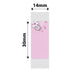 NB152 - NIIMBOT - D11 / D101 / D110 / H1S - 14X30MM - 210 LABELS - PINK RABBIT
