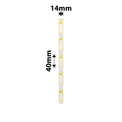 NB160 - NIIMBOT - D11 / D101 / D110 / H1S - R14X40MM - 160 LABELS PER ROLL - PIKACHU C