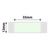 NB161 - NIIMBOT - D11 / D101 / D110 / H1S - 13X35MM - 90 LUMINOUS LABELS
