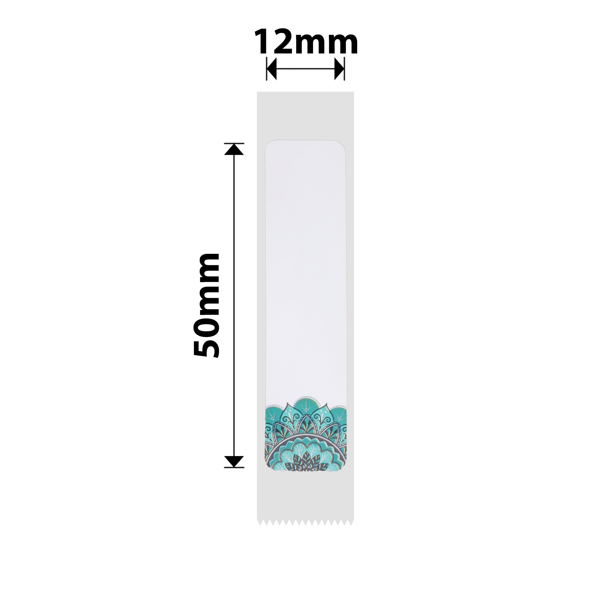 NB165 - NIIMBOT - D11 / D101 / D110 / H1S - 12X50MM - 130 ETICHETTE TERMICHE - DESIGN PORCELLANA