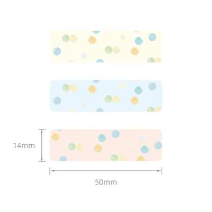 NB170 - NIIMBOT - D11 / D101 / D110 / H1S - 14X50MM - 130 LABELS PER ROLL - WATERCOLOUR DESIGN