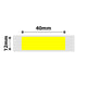 NB171 - NIIMBOT - D11 / D101 / D110 / H1S - 12X40MM - 160 BRIGHT YELLOW LABELS