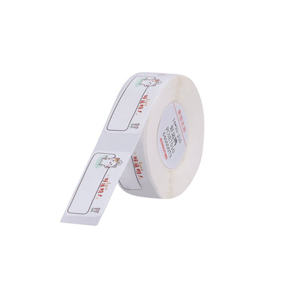 NB172 - NIIMBOT - D11 / D101 / D110 / H1S - R14X30MM - 210 LABELS PER ROLL - LUCKY DUCK DESIGN